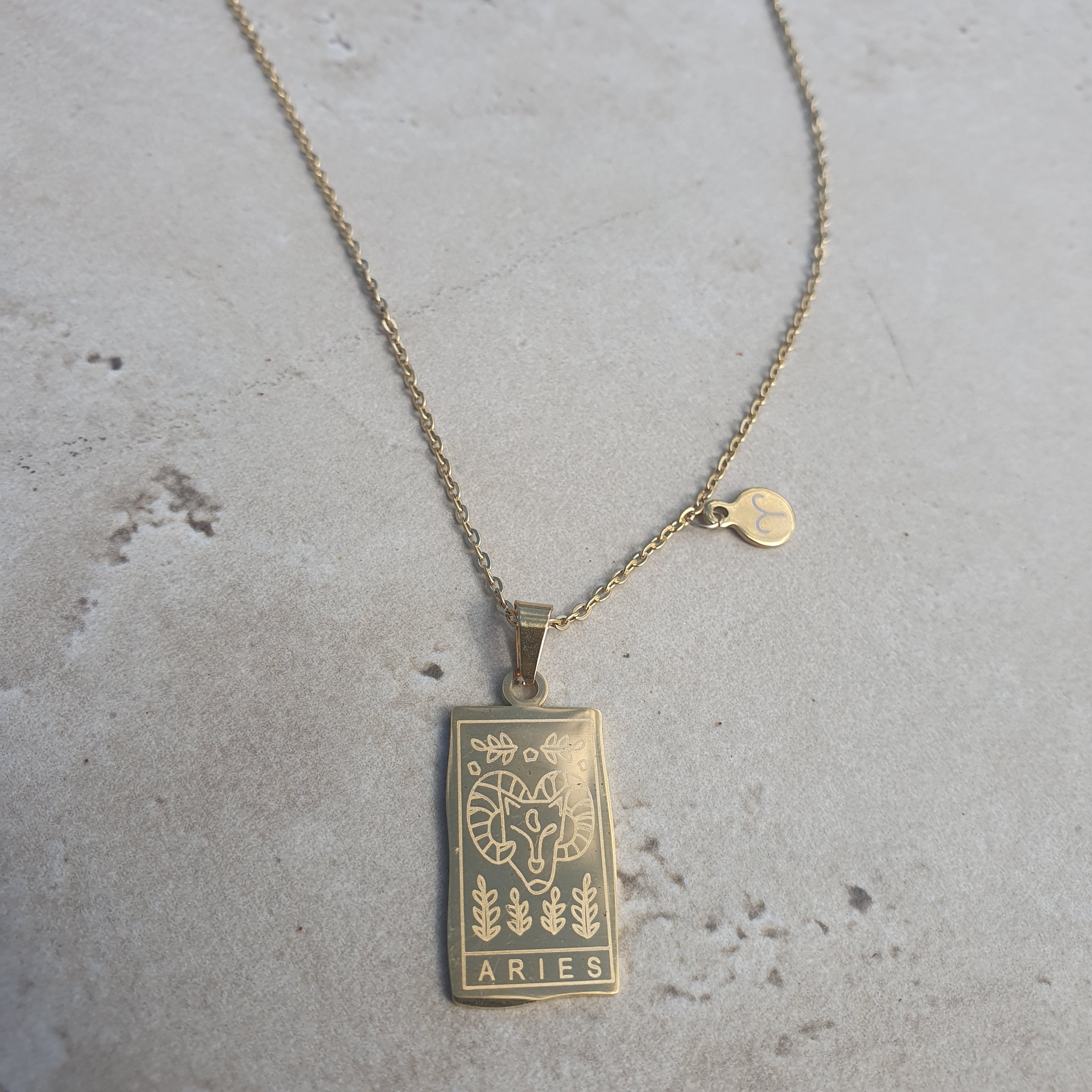 Aries Zodiac Necklace