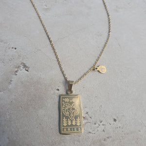 Aries Zodiac Necklace