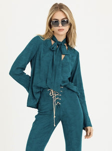 Mars Blouse // Forest Green